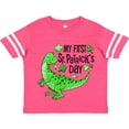 thumbnail image 3 of Inktastic My 1st St. Patrick's Day- green dinosaur Boys or Girls Toddler T-Shirt, 3 of 5