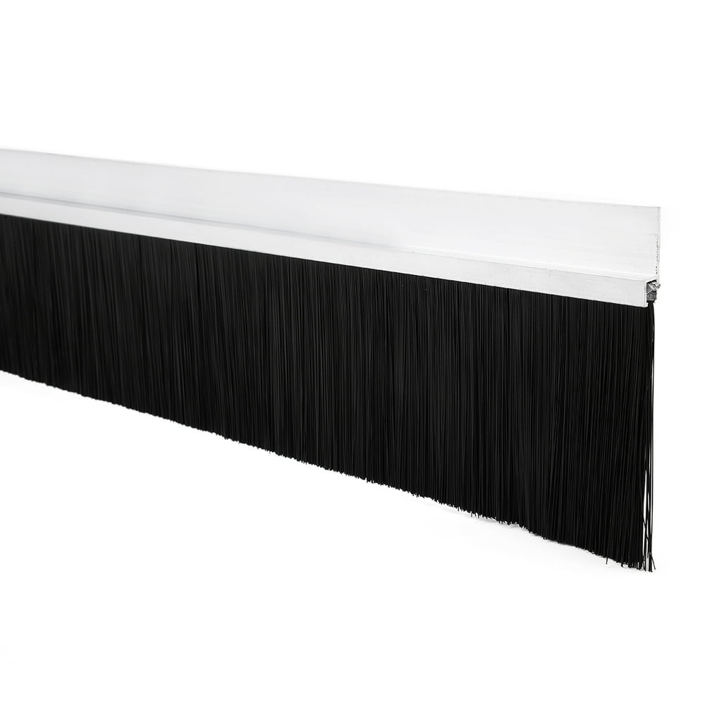 40" Length 3.2" Height Nylon Brush Door Bottom Sweep w HShape Base