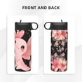 thumbnail image 3 of Yiaed Cute Axolotl Sakura Blossoms A Print Water Bottle with Straw Lid, Stainless Steel Double Wall Insulated Water Bottle | Leak-Proof and Spill-Proof Water Bottle, 3 of 8