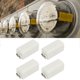 thumbnail image 5 of Conector De Cable De Alambre Rápido, 4PCS Terminal De Cableado Blanco 2 En 2 Salida Firme Fijo Para Luz Superior, 5 of 8