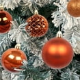 thumbnail image 4 of 36 pcs Christmas Ball Ornaments 2.36 Inches Hanging Ornaments Neutral Ornament Set Christmas Baubles Hanging Balls for Holiday Xmas Tree Wedding Decorations The Holiday, 4 of 6