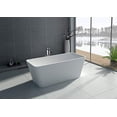 thumbnail image 5 of Dyconn Faucet Tesoro 59'' x 27'' Freestanding Soaking Bathtub, 5 of 5