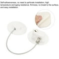 thumbnail image 4 of Uxcell Security Fridge Lock Keyed Oval 170mm String Long, 257mm 60x50mm White, 4 of 5