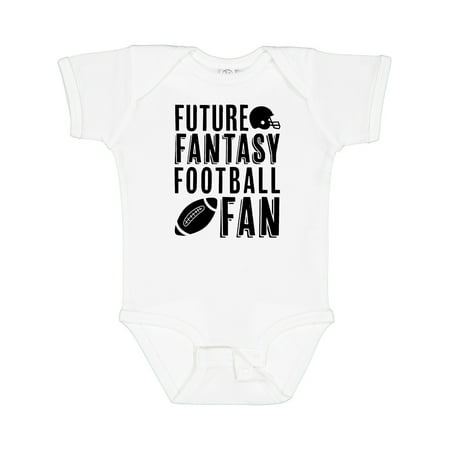 

Inktastic Future Fantasy Football Fan Design with Football and Helmet Gift Baby Boy or Baby Girl Bodysuit
