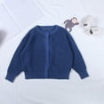 thumbnail image 2 of XXWXYD Cardigan Tricoté Épais pour Filles Col Rond Boutonné Veste Courte Douce Chandail d'Hiver Automne Bébé, 2 of 7