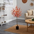 thumbnail image 5 of 4" Artificial Birch Artificial Tree in Plastic Pot, by Nearly Natural, 5 of 5