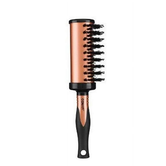 Conair 7266588 Scunci Blow-Dry Pro Vented Porcupine Half Round Brush, Black - Pack of 2