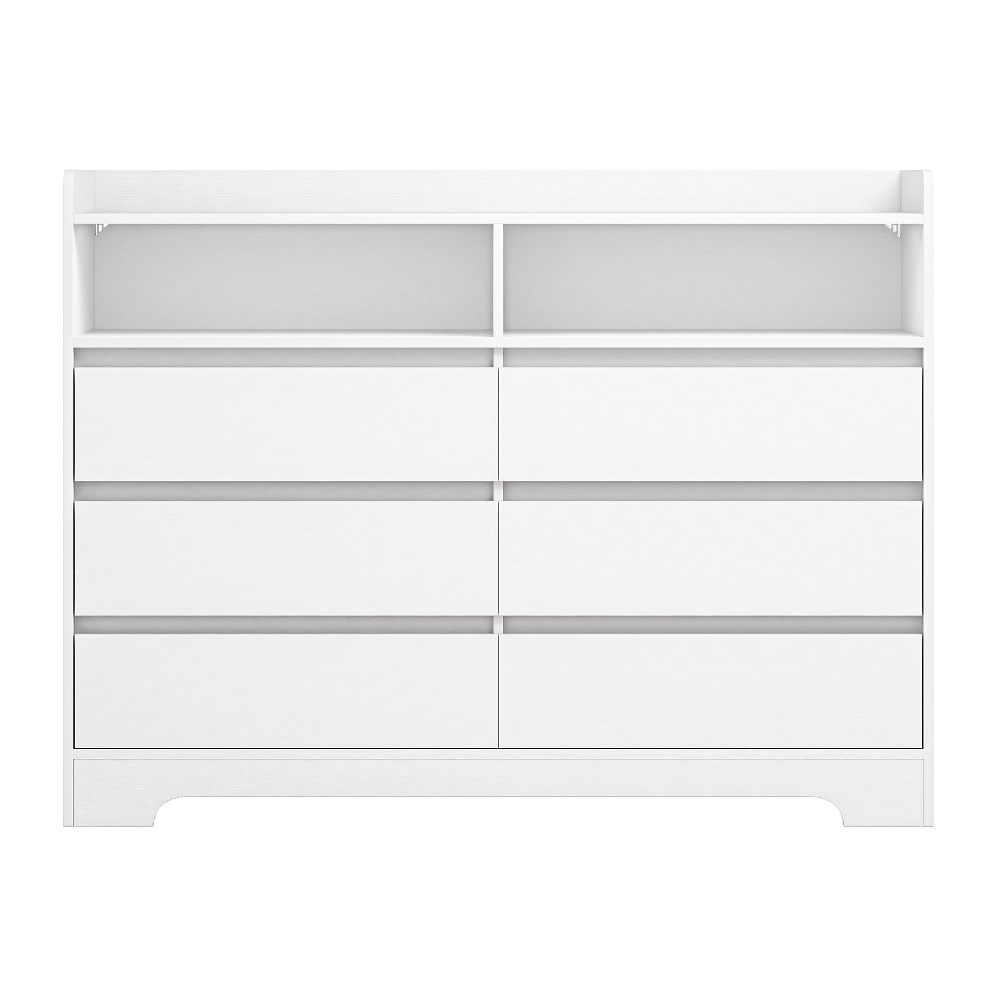 Kadyn Chest of Drawers with LED Light and Storage Shelf for Nursery Changing, Modern White Dresser Kadyn Chest of Drawers with LED Light and Storage Shelf for Nursery Changing, Modern White Dresser