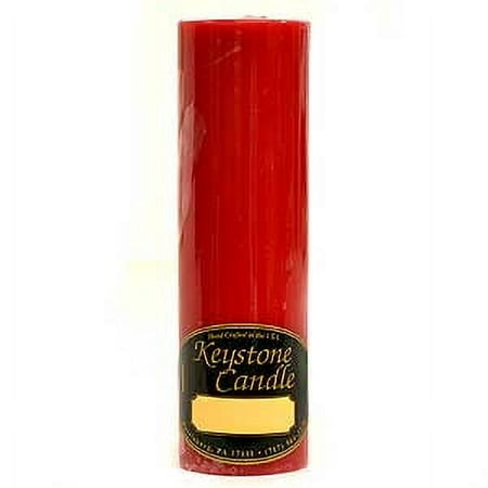 1 Pc Mistletoe and Holly 2x6 Pillar Candles 2 in. diameterx6.25 in. tall