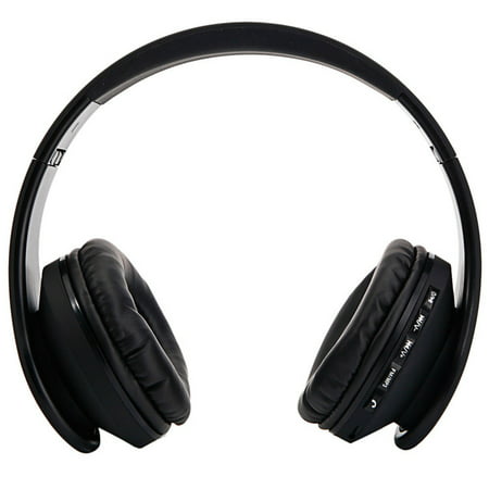 Foldable FM Stereo MP3 Player Wired Bluetooth Headset