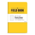 thumbnail image 2 of Elan Publishing Company Field Notebook  / Pocket Journal - 3.5"x5.5" - Yellow - Lined Memo Book - Pack of 5 - ELAN-FN-003D, 2 of 6