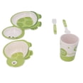 thumbnail image 1 of Toddler Plates,5pcs Baby Plates Set Baby Cute Plates Baby Plates Set Class Leading Features, 1 of 7