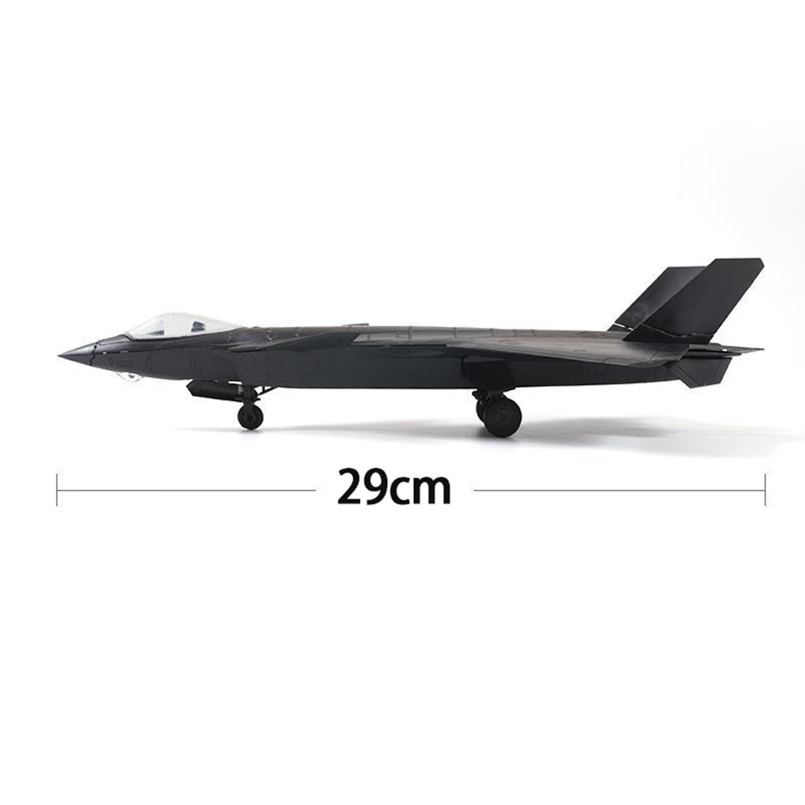 Rushawy 1/72 Education Toy Building Model Kits 4D Plane Model Miniature J20 Aircraft for Black