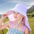 thumbnail image 2 of Kids UPF 50+ Sun Wide Brim Fisherman Hat Adjustable Lightweight Breathable Outdoor Beach Pool Summer Wear, 2 of 9