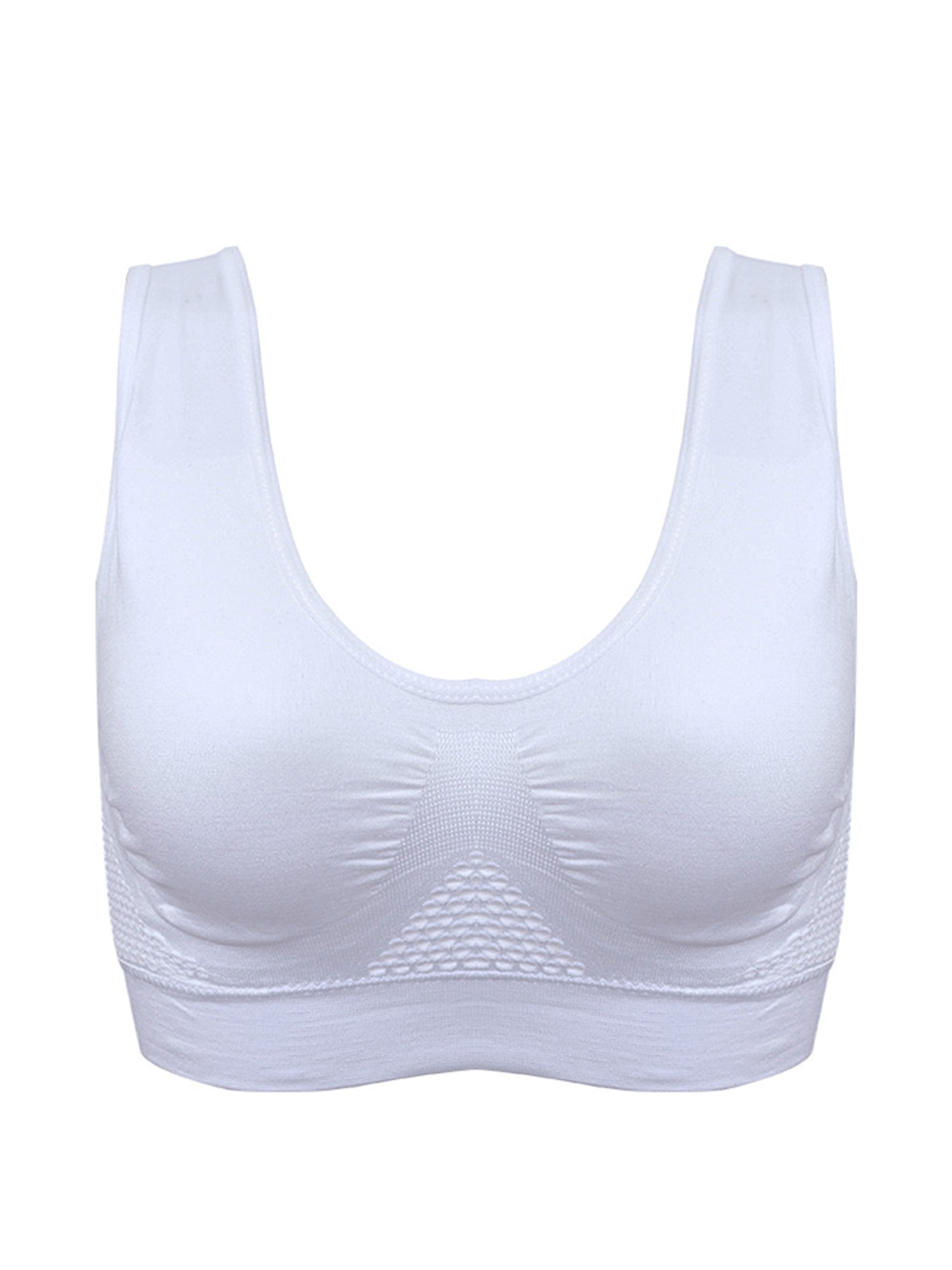 white high impact sports bra