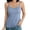 Blue, variant on Bixock Women's Maternity Tops Sleeveless Pregnant Cami Tops Crew Neck Soft Breathable Maternity Tank Top with Built In Bra Comfortable Maternity Clothings