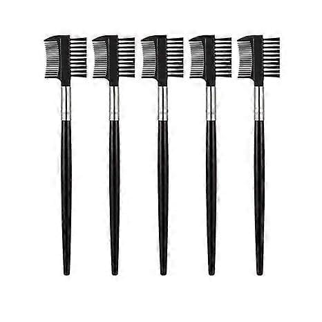 Eyebrow Brush and Eyelash Comb 5 PCS - Portable Eyebrow Shaper Eyelash Brush Makeup Grooming Tool for Women Girls Eyelashes extension