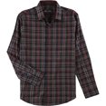 thumbnail image 1 of Tasso Elba - Camisa a cuadros para hombre, color rojo, mediano, 1 of 1