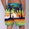 thumbnail image 4 of Puntoco Pantalones Cortos De Playa Para Hombre Con Bolsillo Con Cordón Y Estampado X20 Púrpura Xxl,Pantalones Cortos Hombre, 4 of 4