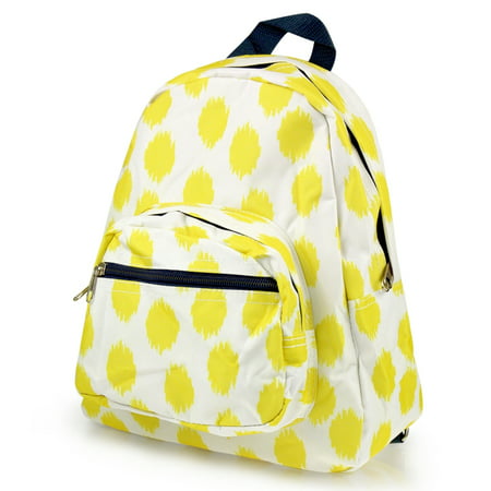 Bright Stylish Kids Small Backpack Outdoor Shoulder School Zipper Bag Adjustable Strap (Size: 9.25 L x 3.5 W x 11.5