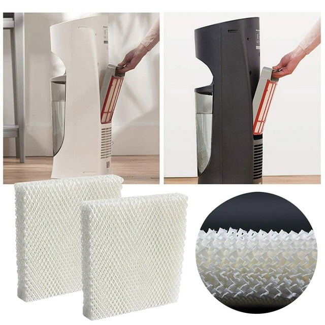 Humidifier Filter Replacement Parts Compatible with HEV615 HEV620 HFT600 HFT600T Models for Clean Moist Air 2PCS
