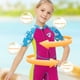 thumbnail image 5 of Soidarity Traje de neopreno para niños, traje de baño de una pieza de manga corta con cuello Multicolor para niñas, traje de baño para nadar y Deportes acuáticos Rojo púrpura XXL Soidarity OD003646-05, 5 of 6