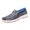 Black, variant on Mens Loafers Brown Relaxed Fit Lightweight Wide Toe Box Walking Shoes for Men Hard Sole Mesh Breathable Travel Ready Walking Sneakers