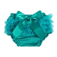 thumbnail image 1 of Ruffle-Bloomer Diaper Cover and knotbow hedband for Baby Girls Toddlers(L), 1 of 5