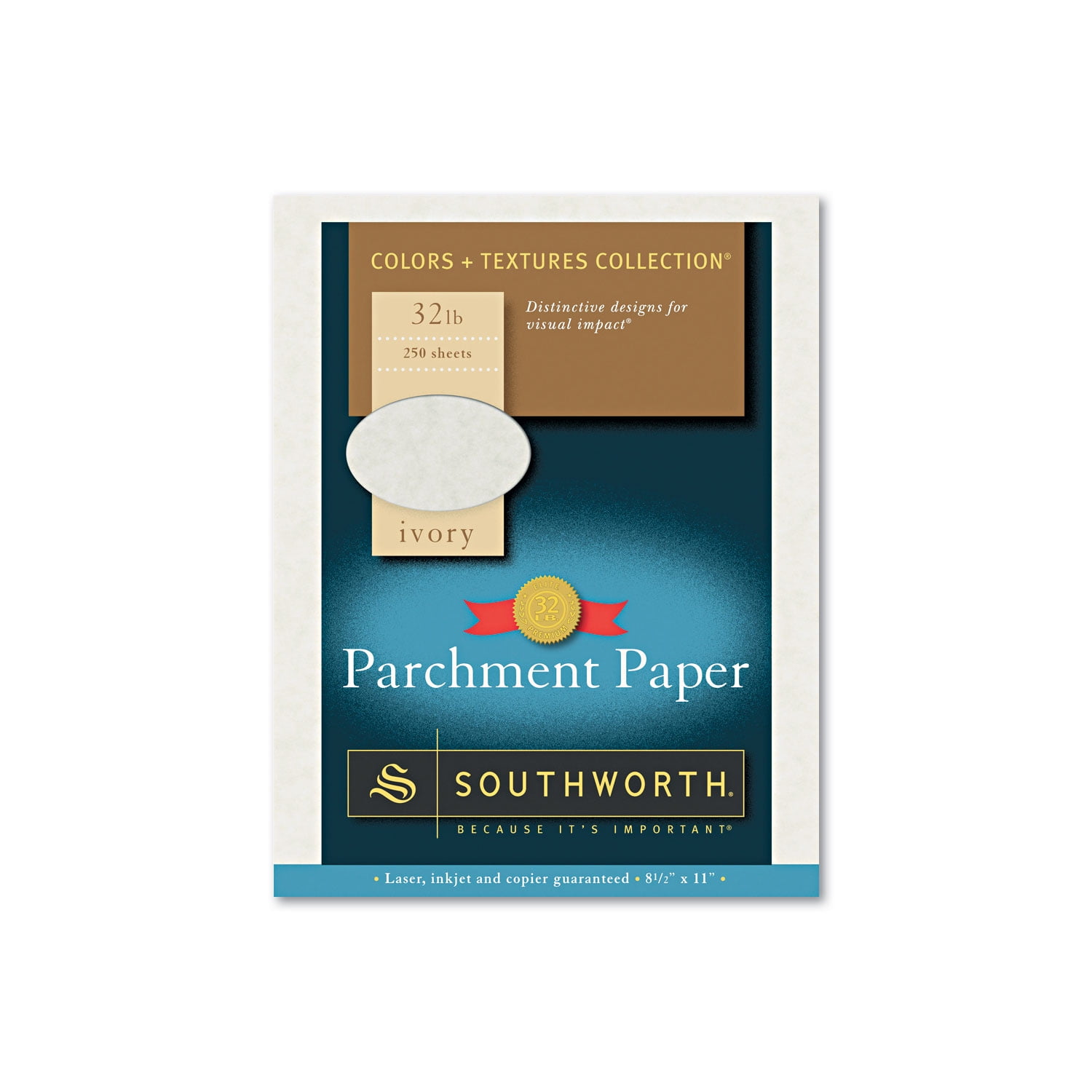 Southworth® Parchment Specialty Paper, 8 1/2' x 11', 32 Lb, Ivory, Pack Of 250