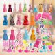 thumbnail image 5 of 125 piezas de diferentes accesorios para muñecas, el mejor regalo, muñecas, juguetes, ropa para niños, 5 of 8