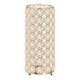 thumbnail image 4 of Florero cilíndrico Macarena dorado 8 x 20 cm soporte decorativo, 4 of 8