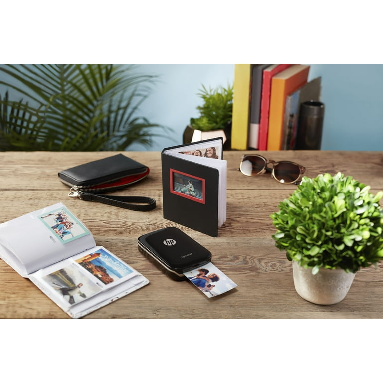  HP Sprocket Portable Photo Printer, X7N07A, Print Social Media  Photos on 2x3 Sticky-Backed Paper - White : Electronics