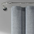 thumbnail image 3 of Lush Decor Color Block Ombre Yarn Dyed Eco-Friendly Recycled Cotton Shower Curtain Navy Single 72X72, 3 of 9