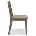 thumbnail image 4 of Homestyles Mountain Lodge Wood Dining Chair Pair in Gray, 4 of 13