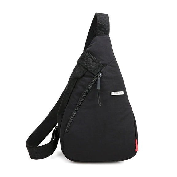 Unisex Nylon Chest Bag, Large Capacity Sling Backpack for Men & Women, Versatile Crossbody Bag for Travel, Sports, Casual Outings