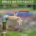 thumbnail image 3 of Faucet Rainwater Collector 1/2" Faucet,Drain Tank Adapter for Faucet,Brass Faucet (1PCS), 3 of 5