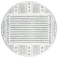 thumbnail image 4 of SAFAVIEH Parma Yvonne Geometric Shag Area Rug, Grey/Ivory, 4' x 6', 4 of 9