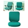 thumbnail image 4 of serony Computer Chair Cover Swivel Chair Cover for Rotating Chair Dark Green, 4 of 8