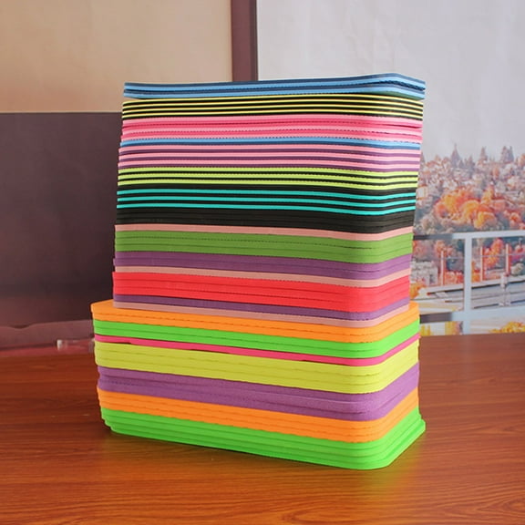 Homoyoyo Kneeling Cushion Assorted Color Thick Comfortable for Yoga 12Pcs