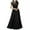Black, variant on Fall! Ashirexll Wedding Guest Dresses for Women Chiffon Stitching Lace Dress Bridesmaids Evening Gowns Long Formal Party Evening Dress Black XXL