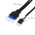 thumbnail image 4 of 60cm Front Case Panel Usb3.0+usb3.0+hd Audio Jack Ports I/o Board+internal Wire Usb Bezel Line Diy, 4 of 5