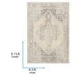 thumbnail image 3 of Livabliss City Light Medallion Area Rug, Cream ,4'3" x 5'11", 3 of 8