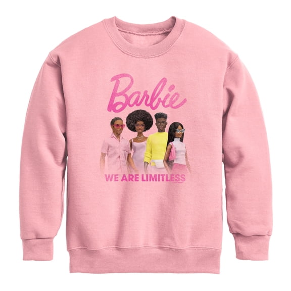 Barbie - Black History Tonal Washed - Youth Boys Crew Fleece Sweatshirt
