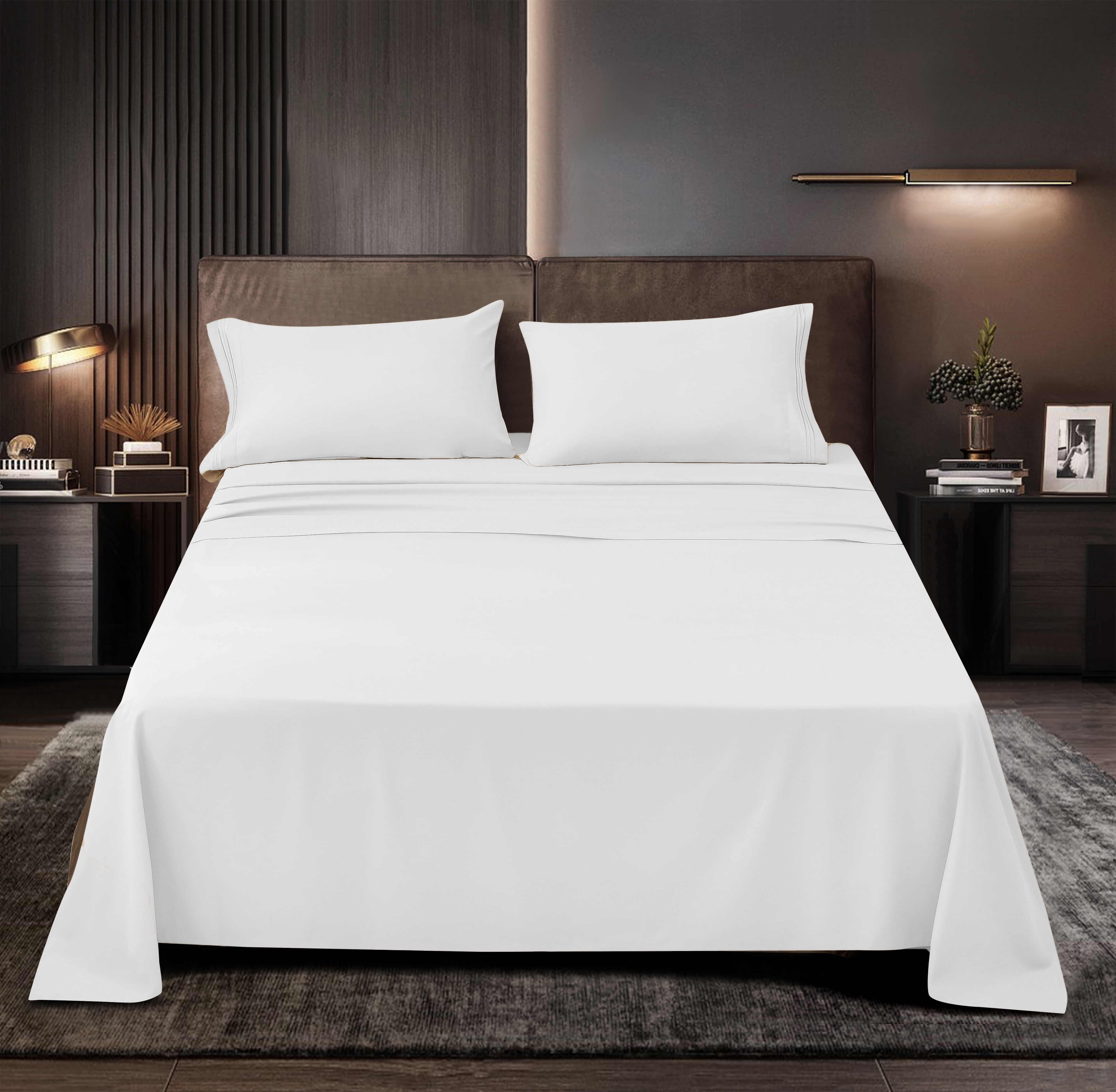 Premium Series Luxurious Rayon Made Bamboo Sheets Set Softer than
