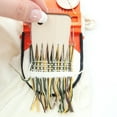 thumbnail image 2 of Darning Loom Speedweve Type Weave Tool, 14 Hooks Convenient Small Weaving Loom Kit for Beginners Quickly Mending Jeans, Repair Holes, DIY Beautiful Weaving Arts on Clothes Socks, 2 of 7