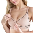 thumbnail image 2 of Sngxgn Women's Cotton Unlined Underwire Bra Back Smoothing(Beige,38/85), 2 of 5