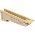 thumbnail image 5 of 5"W x 30"D x 10"H Thin Scroll Rough Cedar Woodgrain TimberThane Corbel, Primed Tan, 5 of 6