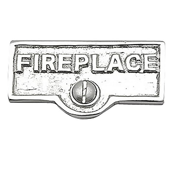 Switch Plate Tags FIREPLACE Name Signs Labels Chrome Brass Traditional Engraved Wall Light Switch Cover Labels | Renovators Supply