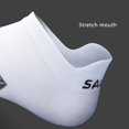 thumbnail image 5 of 5 Pairs Anti-Sweat Unisex Sport Socks Low Cut Ankle Socks Women Men Short Tube Breathable Socks Outdoor Running Basketball Soccer Sports Socks,White, 5 of 12
