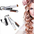 thumbnail image 3 of Professional Hair Straightening Iron Curling Iron Straightener&Curler Styler 2 In 1 Multi Hair Styling Tool Flat Iron, 3 of 12